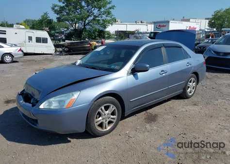 2007 Honda Accord Ex из США, поврежденный, VIN 1HGCM56717A095192
